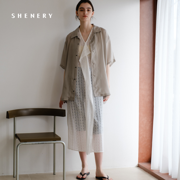 再入荷】カットジョーゼットジャンスカ（ワンピース）｜SHENERY