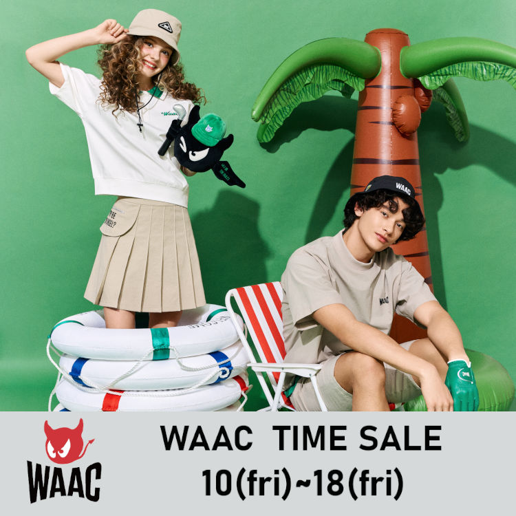 WAAC｜ワックのトピックス「【WAAC】タイムセールスタート ! !」 - ZOZOTOWN