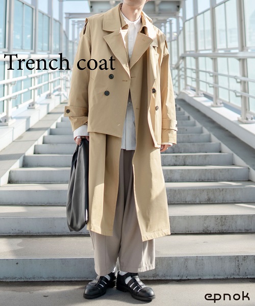 Epnok エプノックのトピックス Pick Up 新作トレンチコートとトレンチベスト Zozotown