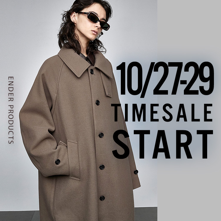 ENDER PRODUCTS｜エンダープロダクツのトピックス「【TIME SALE】トレンドを抑えた秋服、冬服をオトクにGET!」 - ZOZOTOWN