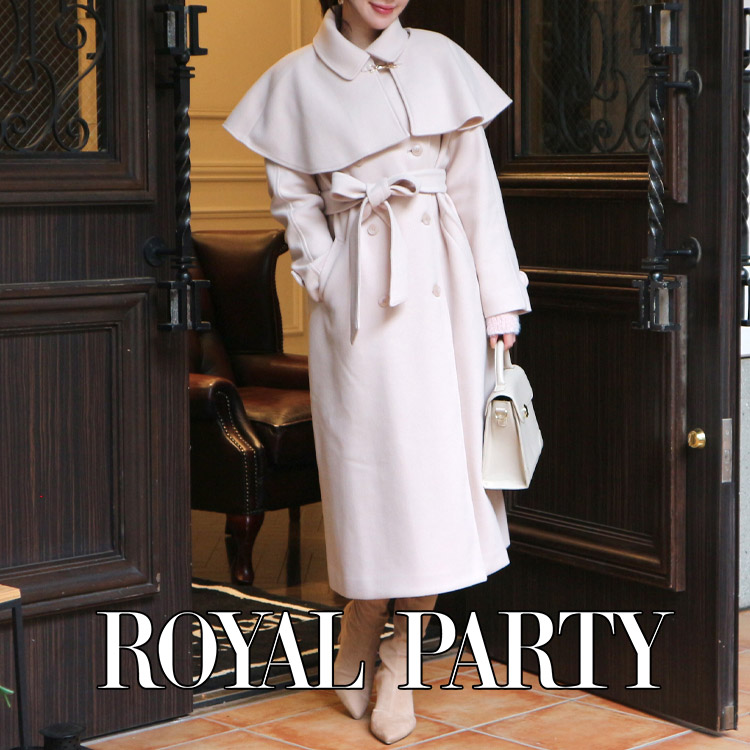 ZOZO限定】フードファーケープコート（その他アウター）｜ROYAL PARTY