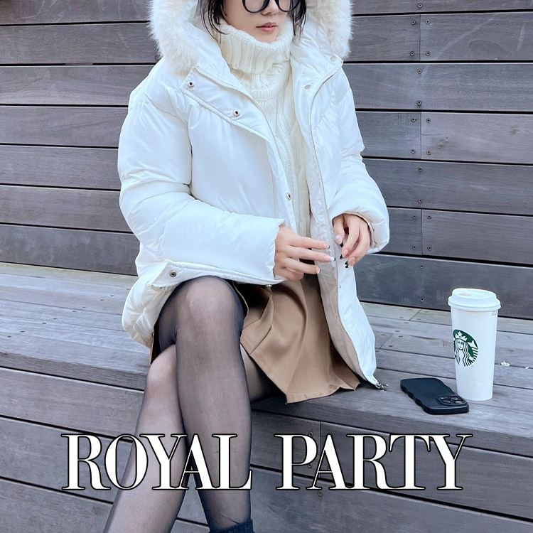 ZOZO限定】フードファーケープコート（その他アウター）｜ROYAL PARTY（ロイヤルパーティー）のファッション通販 - ZOZOTOWN