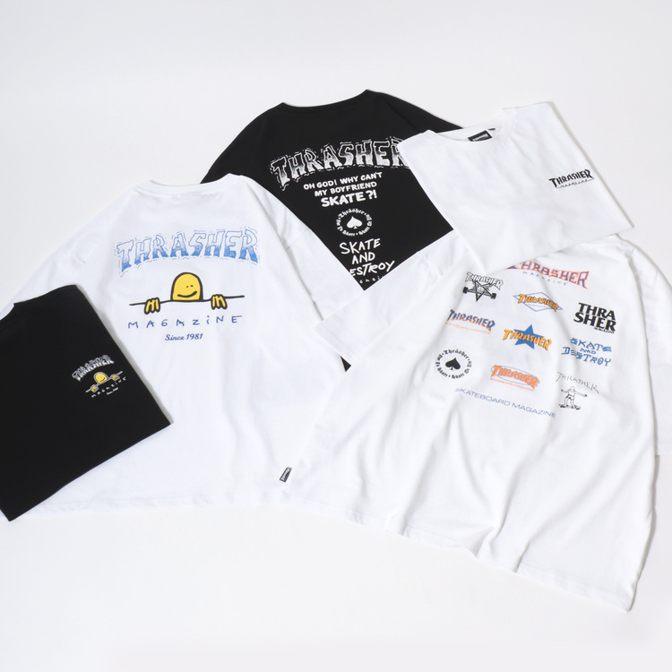 MARUKAWA�i�}���J���j�̃V���b�v�j���[�X�u2026SS THRASHER/�X���b�V���[ �I�[�o�[�T�C�Y �����|�C���g�h�J �o�b�N�v�����g ����T�V���c�v