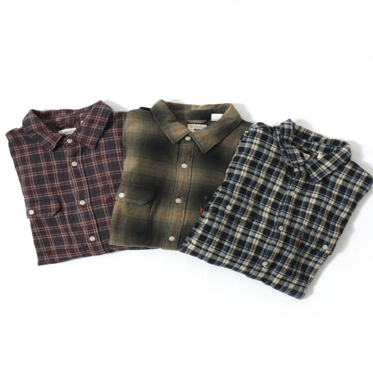 MARUKAWA�i�}���J���j�̃V���b�v�j���[�X�u2026AW Levi's/ JACKSON WORKER SHIRT �l���`�F�b�N �_�u���t���b�v�|�P�b�g���[�N�V���c�v