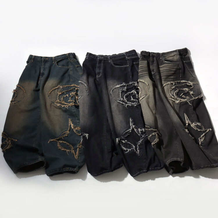 MARUKAWA�i�}���J���j�̃V���b�v�j���[�X�uVINTAGEWASHEDWIDEBAGGY CURVED DENIM �t�����W�_���[�W���C�h�o�M�[ �J�[�u�f�j���p���c�v
