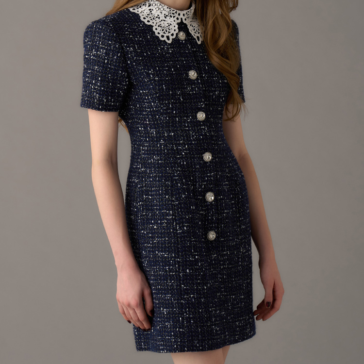 Monochrome Fleur Flare Dress（ワンピース）｜emiriawiz（エミリア 