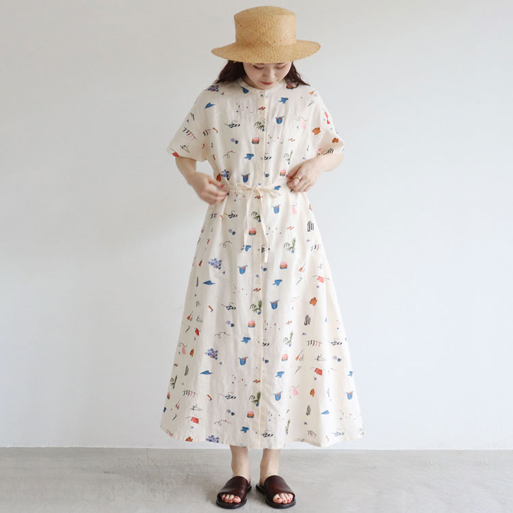 L Atelier Du Savon アトリエ ドゥ サボンのトピックス ゆるく涼しく ロング丈ワンピース特集 Zozotown