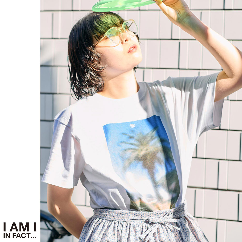 アトリエドゥサボン I am I パン柄 ギャザーワンピース 黒 I AM