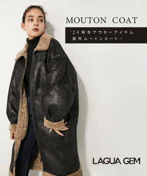 LAGUA GEM ムートンコート - www.shinyo-f.co.jp