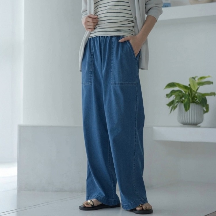 URBAN RESEARCH Sonny Label�i�A�[�o�����T�[�`�T�j�[���[�x���j�̃V���b�v�j���[�X�u�l�C�̃f�j���x�C�J�[�p���c���A�����Ăɂ҂�����̐ڐG�⊴�f�ނƂȂ��č��N���o��I�v