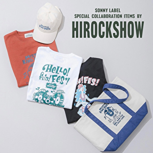 URBAN RESEARCH Sonny Label�i�A�[�o�����T�[�`�T�j�[���[�x���j�̃V���b�v�j���[�X�uhirockshow. × Sonny Label Special Collaboration Items�v
