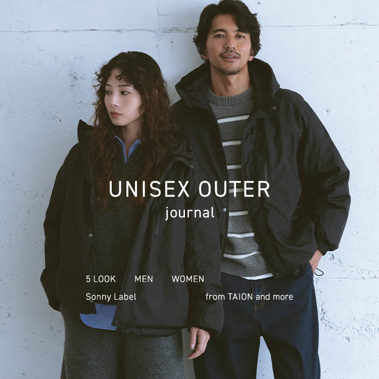 URBAN RESEARCH Sonny Label�i�A�[�o�����T�[�`�T�j�[���[�x���j�̃V���b�v�j���[�X�uunisex outer journal�v