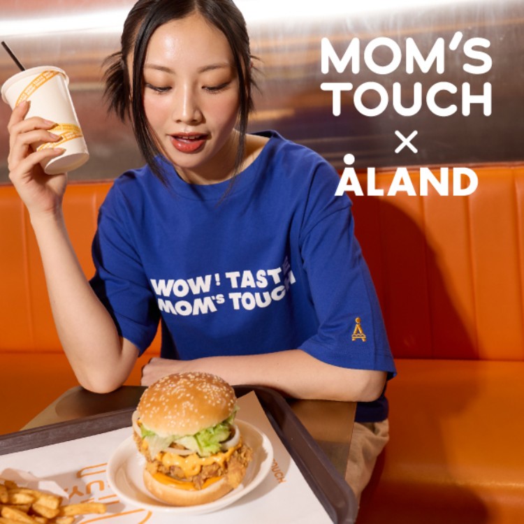 ALAND�i�G�[�����h�j�̃V���b�v�j���[�X�u�_ALAND×MOM�fS TOUCH�^�؍�����No.1�o�[�K�[�E�`�L���u�����h�Ƃ̏��R���{���[�V�����I�v