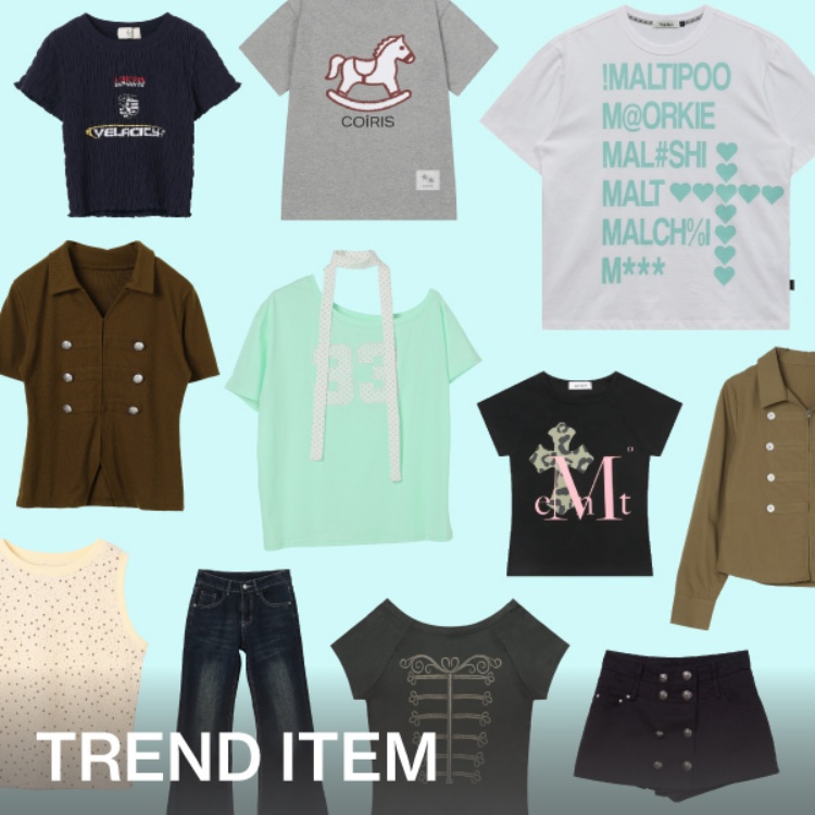 ALAND�i�G�[�����h�j�̃V���b�v�j���[�X�u�yTREND ITEM�z�v