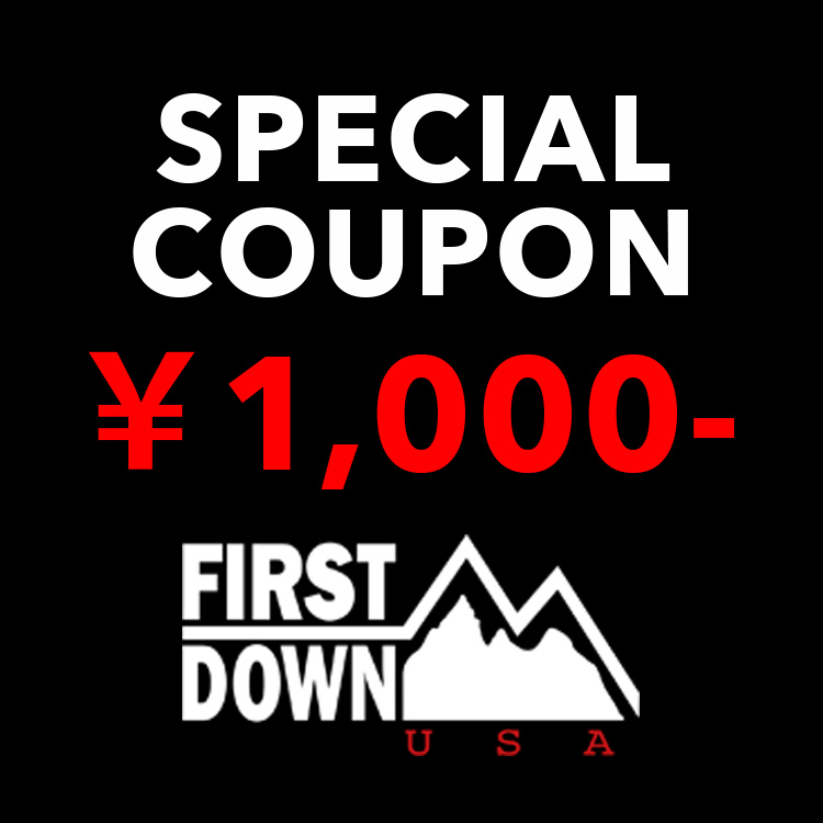 FIRST DOWN�i�t�@�[�X�g �_�E���j�̃V���b�v�j���[�X�u�yFIRST DOWN�z1000�~�N�[�|�� & ZOZO�^�C���Z�[���J�Ò��I�I�v