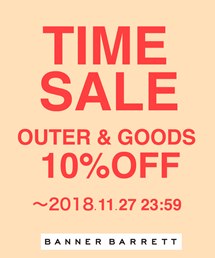 Banner Barrett バナー バレットのトピックス Zozoタイムセール アウター Goods All10 Off 11 27 火 23 59まで Zozotown