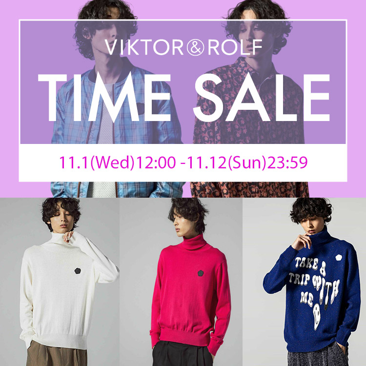 VIKTOR&ROLF｜ヴィクター&ロルフのトピックス「□TIME SALE実施中