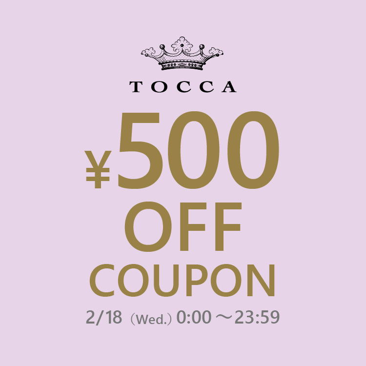 TOCCA Beauty�i�g�b�J �r���[�e�B�[�j�̃V���b�v�j���[�X�u�yTOCCA Beauty�z500�~OFF�N�[�|���I�v
