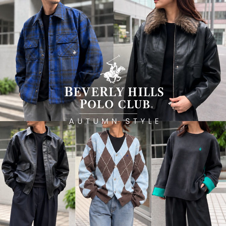 yield�i�C�[���h�j�̃V���b�v�j���[�X�uBEVERLY HILLS POLO CLUB�bAUTUMN STYLE�v