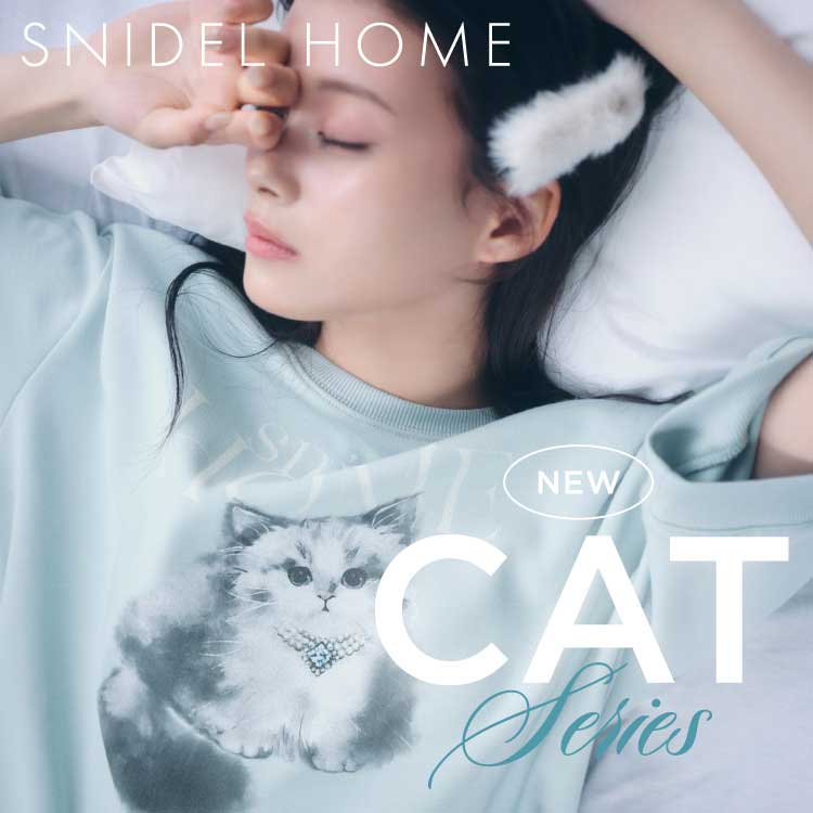 キャットポーチ  SNIDEL HOME  スナイデルホーム CAT FACEポーチ（ポーチ）｜SNIDEL HOME（スナイデルホーム）の