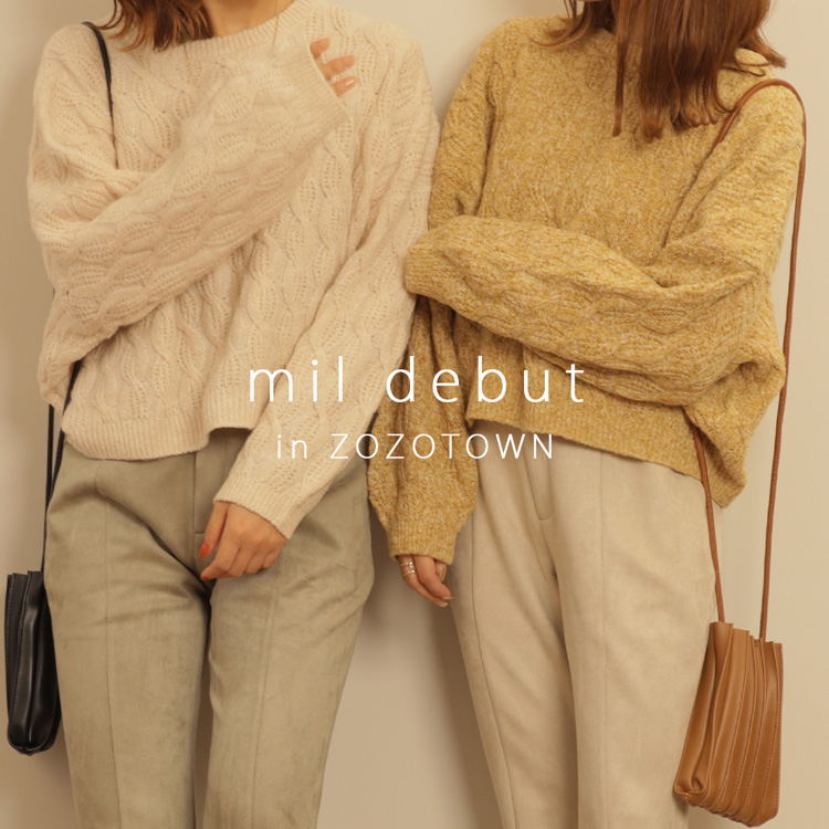 Hi! ONLINE STORE｜ハイオンラインストアのトピックス「小柄さんレディースブランド mil debut！」 - ZOZOTOWN