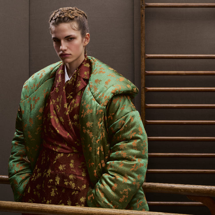TIE 100 Q.4905 W.W.TIE（ネクタイ）｜DRIES VAN NOTEN（ドリスヴァン