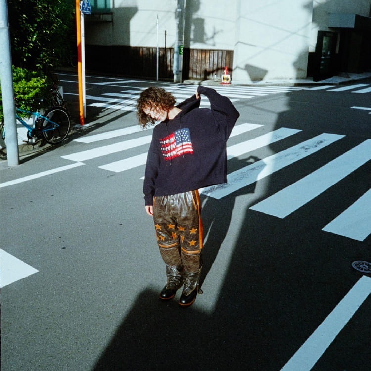 65cmDAIRIKU America Knit Hoodie - パーカー