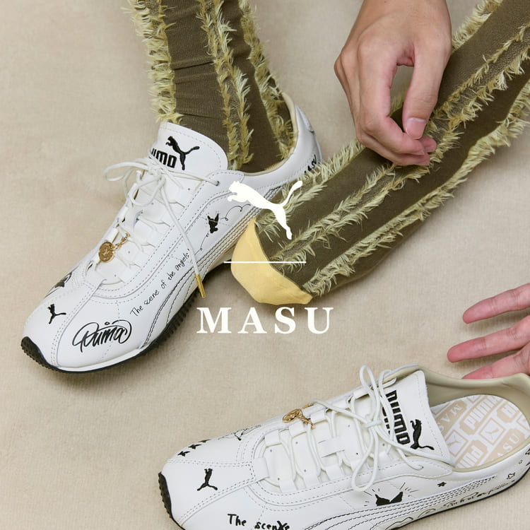 ZOZOVILLA SELECT�i�]�]���B�� �Z���N�g�j�̃V���b�v�j���[�X�uPUMA X MASU SPRING & SUMMER 2026�v