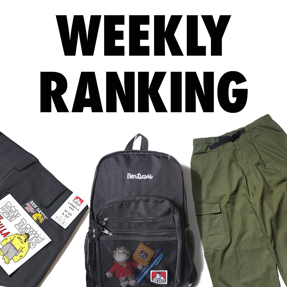 BENCH AT THE GREENE�i�x���`�A�b�g�U�O���[���j�̃V���b�v�j���[�X�uWEEKLY RANKING�v