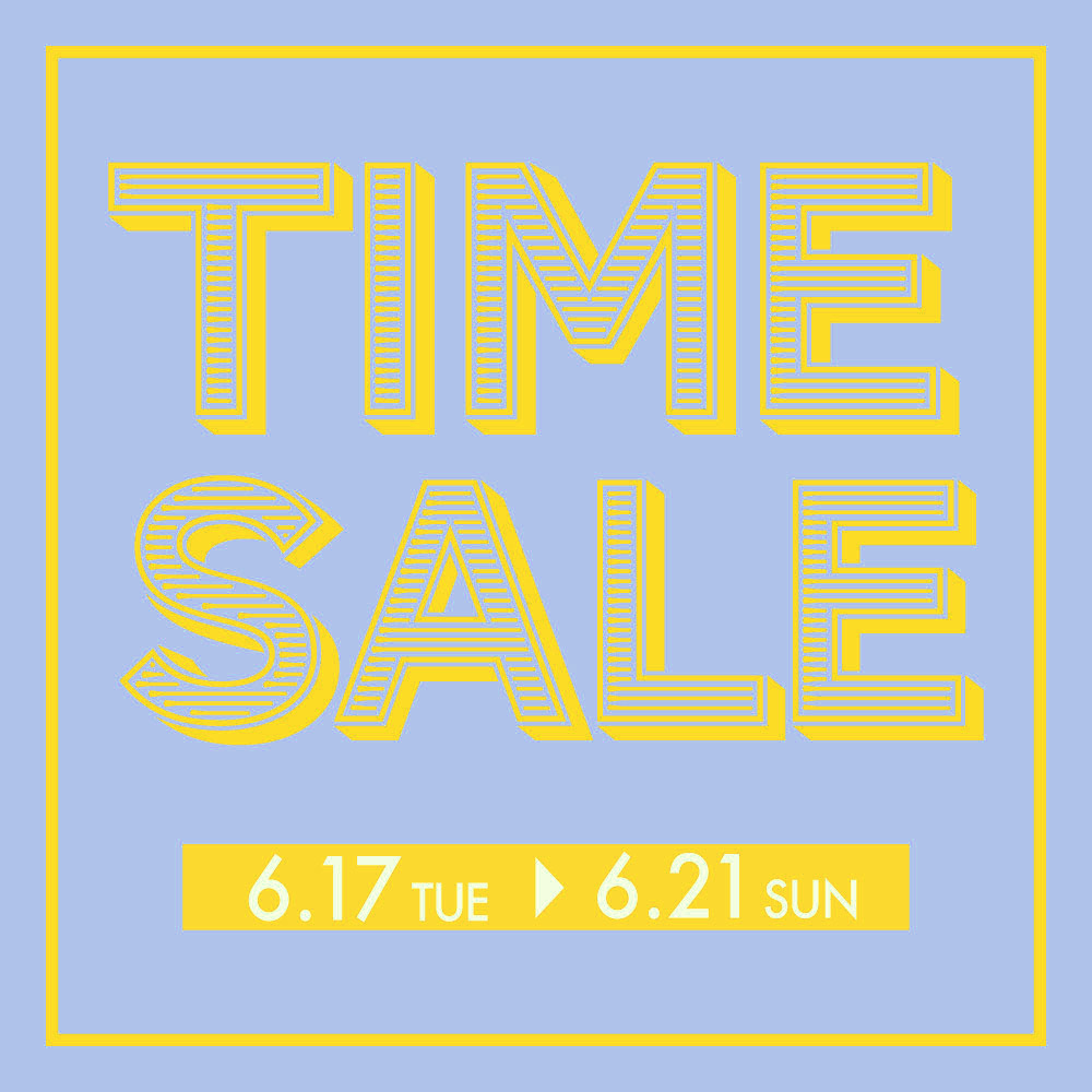BENCH AT THE GREENE�i�x���`�A�b�g�U�O���[���j�̃V���b�v�j���[�X�uTIME SALE �J�Ò��I�v