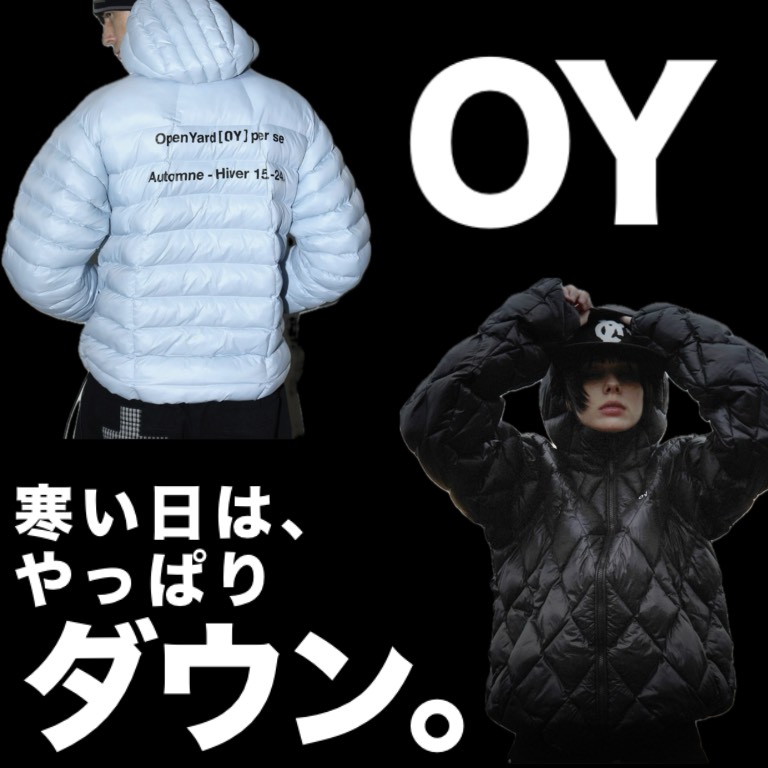 OY オープンヤードダウン OY（オーワイ） ダウンコート ダウンジャケット OPYD PADDING JUMPER