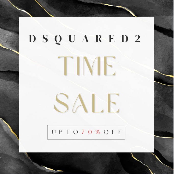 Dsquared2�i�f�B�[�X�N�G�A�[�h�j�̃V���b�v�j���[�X�u�yDSQUARED2�z�^�C���Z�[���J�Ò��I�v