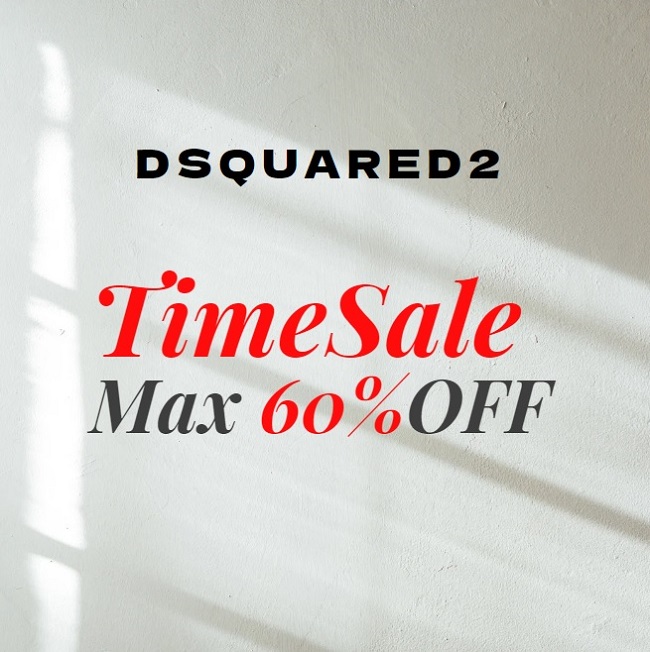 Dsquared2�i�f�B�[�X�N�G�A�[�h�j�̃V���b�v�j���[�X�u�yDSQUARED2�z�^�C���Z�[���J�Ò��I�v