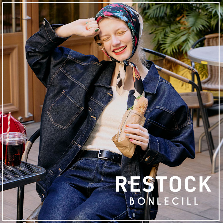 BONLECILL�i�{�����V�[���j�̃V���b�v�j���[�X�u�yRESTOCK�zBONLECILL�̖��i�f�j���W���P�b�g���ē��ׁI�v