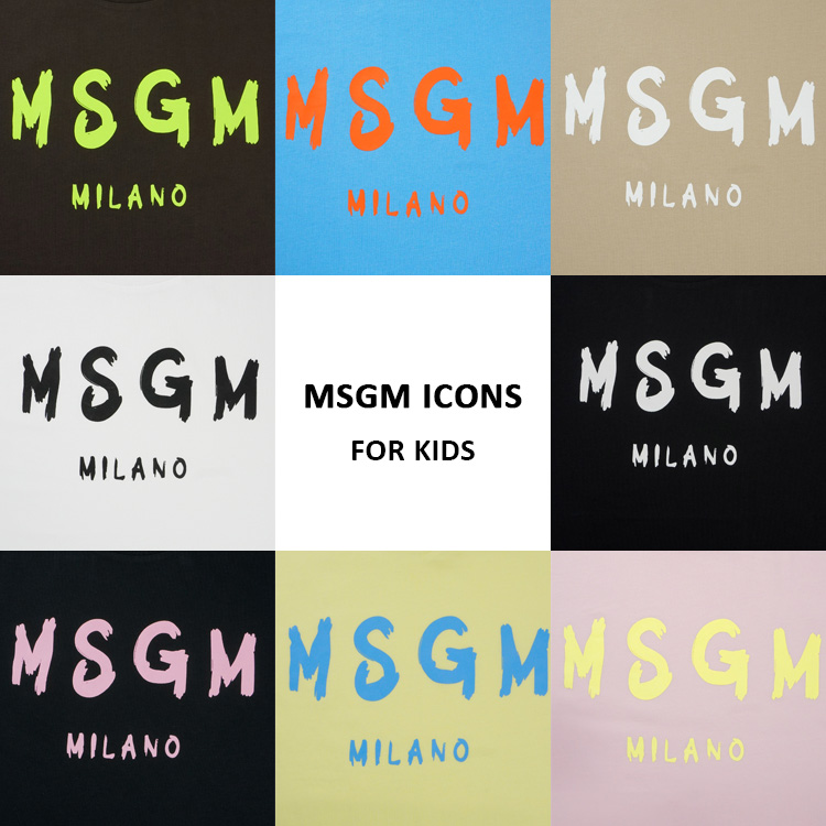 MSGM�i�G���G�X�W�[�G���j�̃V���b�v�j���[�X�uMSGM ICONS for KIDS / The Iconic Logo Edit �v
