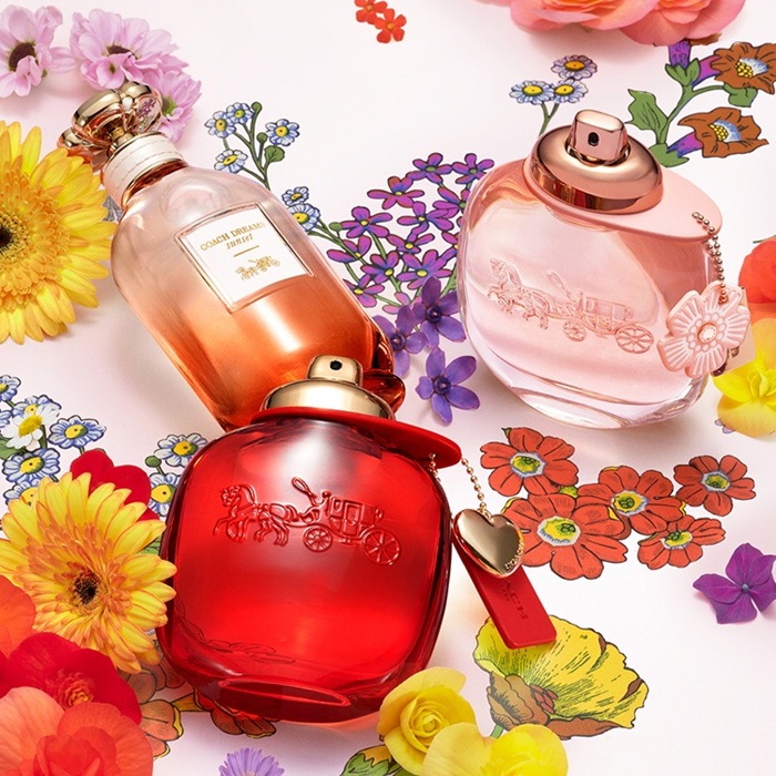 L'ATELIER DES PARFUMS�i���g���G �f �p���t�@���j�̃V���b�v�j���[�X�uCOACH����A�l�C�̃t���[�����̍�����W�߂��~�j�`���A�R�t�����o��I�v