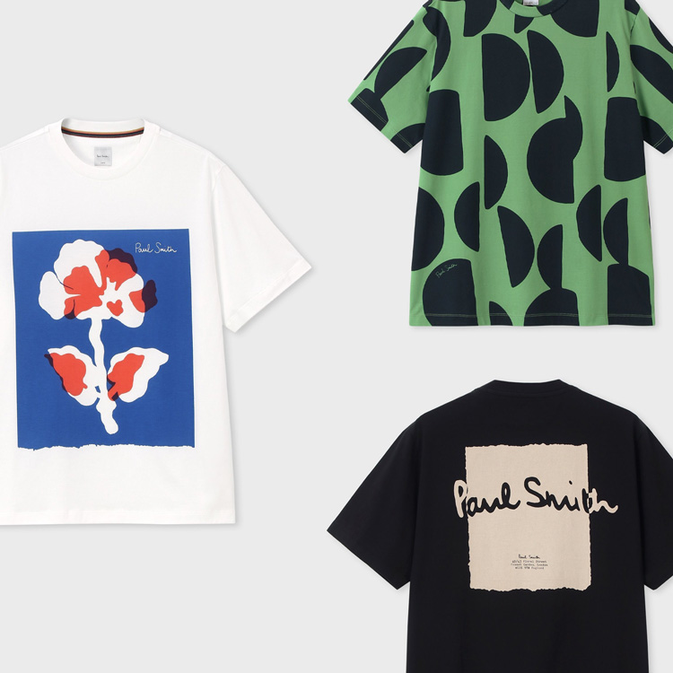 New★PAUL SMITH★”Big Flower”Tシャツ フラワープリント ロゴ Big Flower