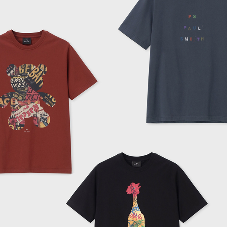 【Paul Smith】\"Tag Collage\" Tシャツ Tag Collage