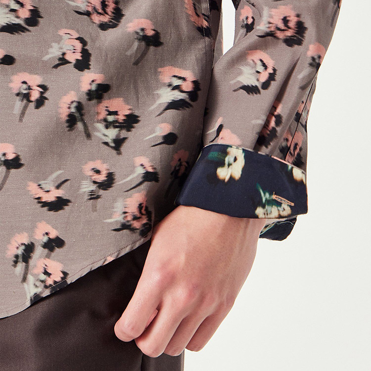 【Paul Smith】\"Night Garden Floral\" 半袖シャツ Paul Smith】Night Garden Floral 半袖シャツ