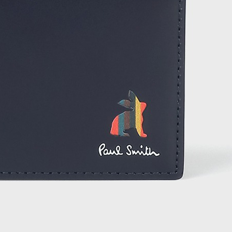 Paul Smith マーケトリー ブライトストライプ ラビット 二つ折り財布 マーケトリー ブライトストライプ ラビット 2つ折り財布【553422