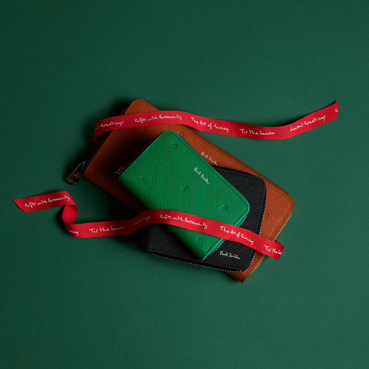 ベジタンストライプトリム 2つ折り財布 / 873918 P633（財布）｜Paul