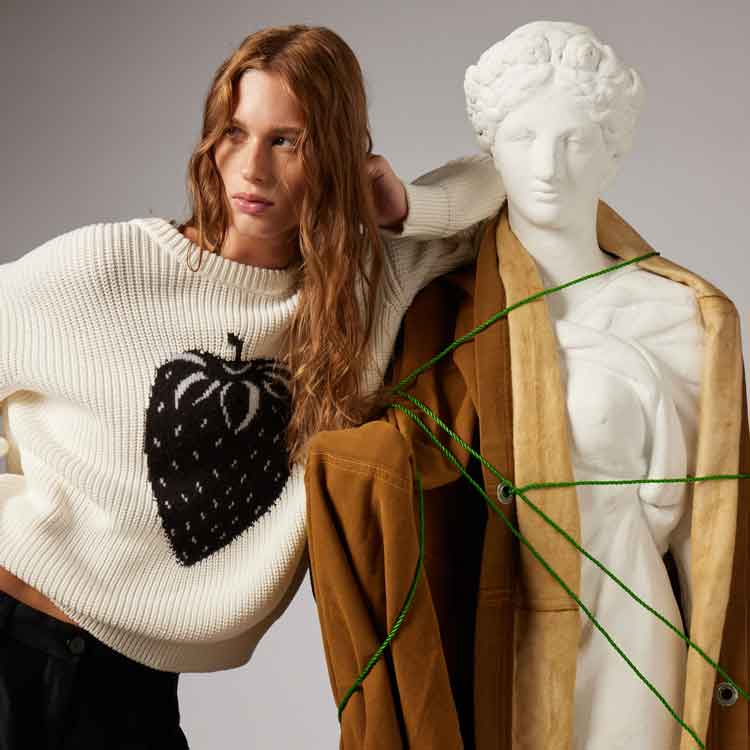 ウィメンズ サテン ボウタイ ブラウス / 165014 SH191（シャツ