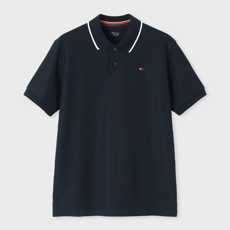 TRAVELLER” ジャカードメッシュ ポロシャツ【853363 7384XL