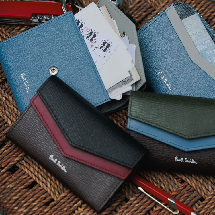 ワックスレザー 2つ折り財布【553424 P953】（財布）｜Paul Smith