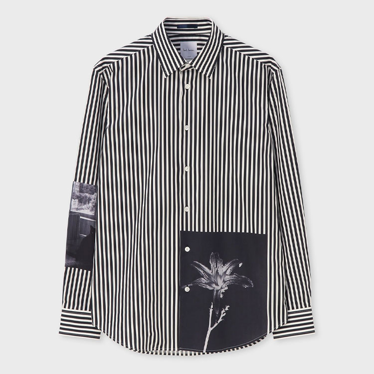 タグ付 ポールスミス プリントコンビネーション カットソー Tシャツ 異素材 M Paul Smith｜ポール・スミスのトピックス「【26AW新作】装いに個性を