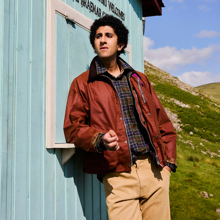 Paul Smith loves Barbour” タータンチェック キャップ【263719