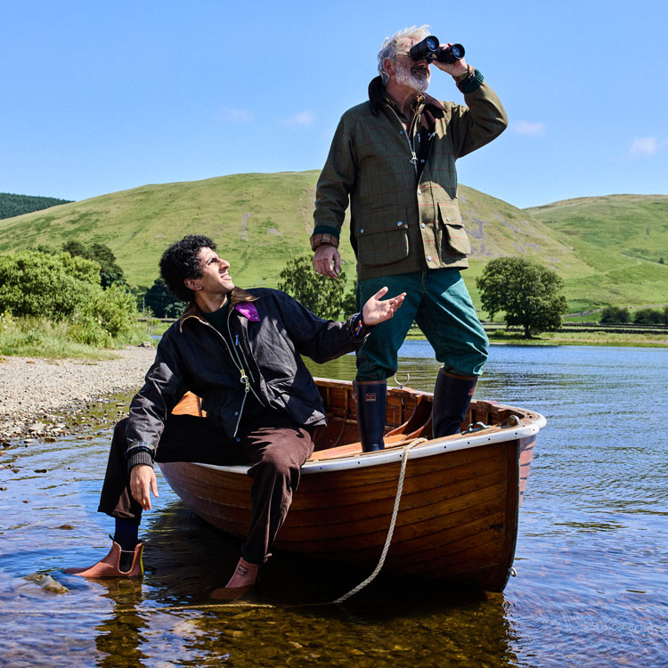 Paul Smith�i�|�[���E�X�~�X�j�̃V���b�v�j���[�X�u�y�D�]�������zPaul Smith loves Barbour�v