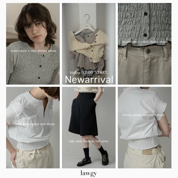 eim�i�G�C���j�̃V���b�v�j���[�X�u�ylawgy�z 7/23(thu) NEW ARRIVALS�v
