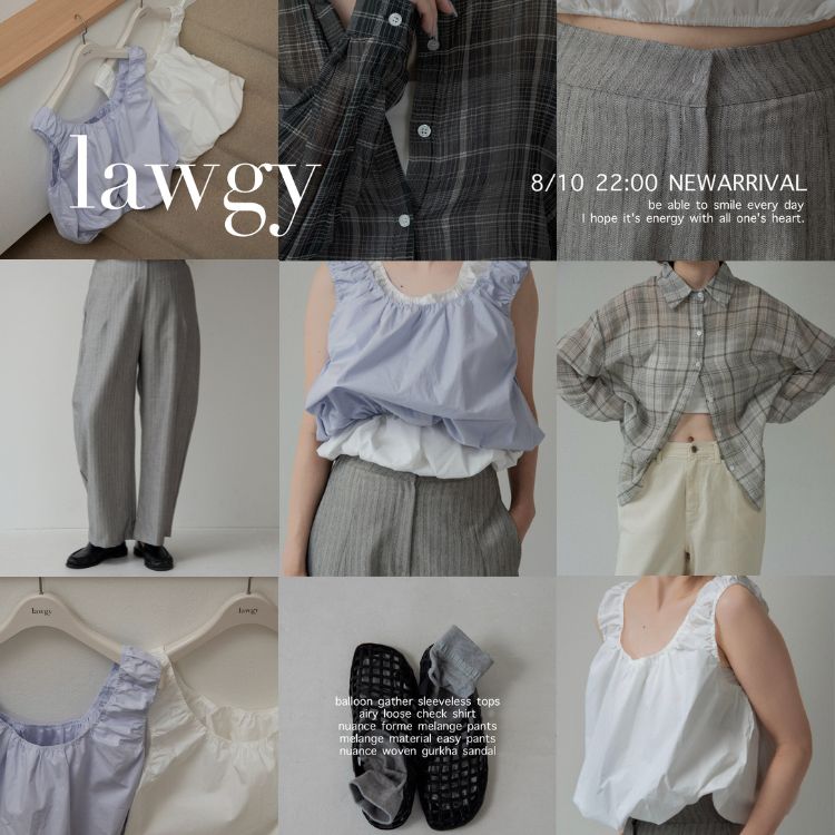 eim�i�G�C���j�̃V���b�v�j���[�X�u�ylawgy�z 8/10(mon) NEW ARRIVALS�v