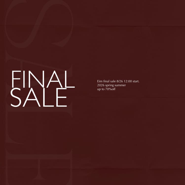 eim�i�G�C���j�̃V���b�v�j���[�X�u�yeim�z FINAL SALE �J�Ò��I�v